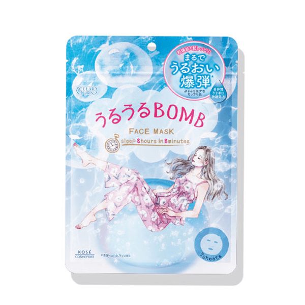 KOSE Clear Turn Ururu BOMB Moisturizing 7 sheets