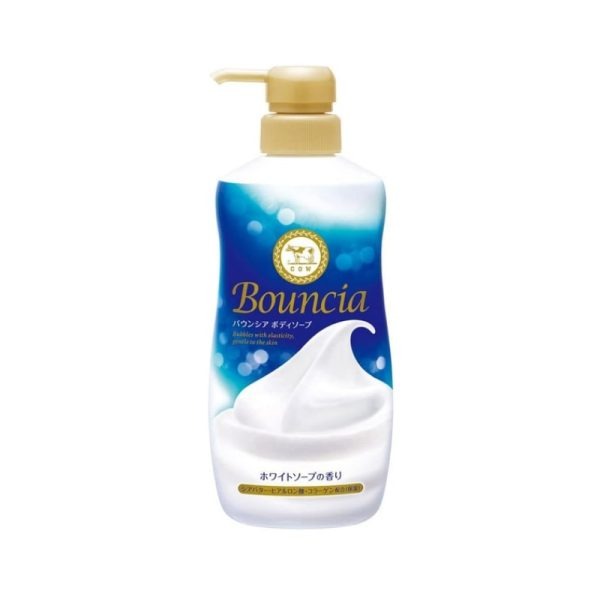 Cow Brand Soap Bouncia Body Soap White Soap Scent 480ml