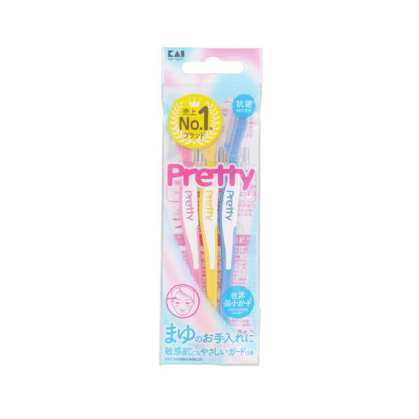 KAI Pretty Eyebrow Razors 3 pcs