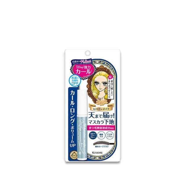 KISS ME Heroine Makeup Curl Keep Mascara Base Blue-Gray 6g