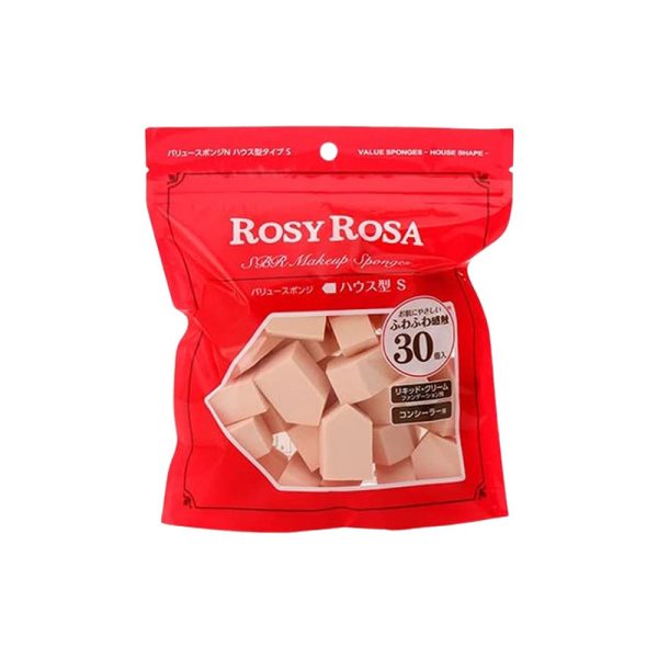Rosy Rosa Pentagon Foundation Sponge 30pcs