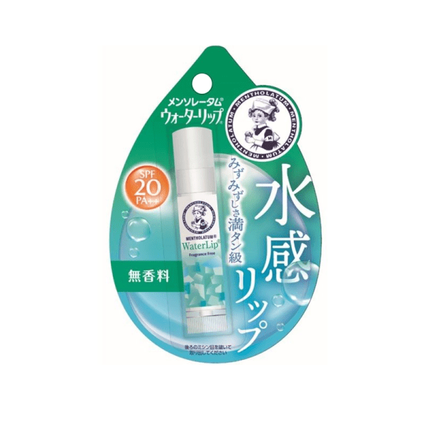 Mentholatum Water Lip Fragrance Free SPF20++ 4.5g