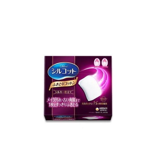 UNICHARM SILCOT Silk Touch Cotton Wipes 32 pcs