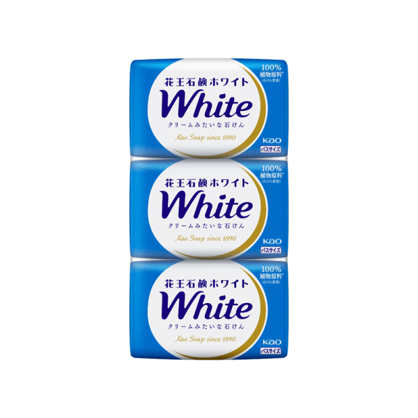 KAO White Bath Size 130g × 3