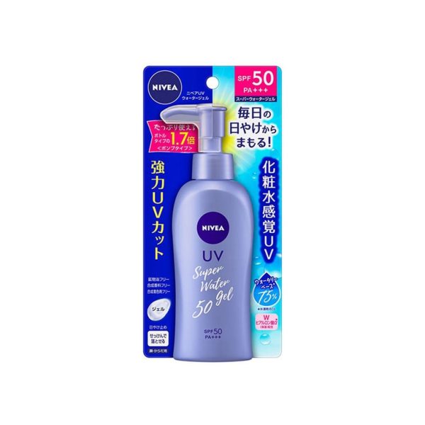NIVEA Super Sun Protect Sunscreen Water Gel Face & Body Pump SPF50 PA+++