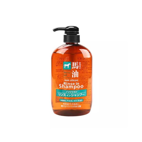 KUMANOYUSHI Horse Oil Rinse-in Shampoo 600ml