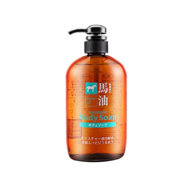 KUMANOYUSHI Horse Oil Moisture Body Soap 600ml