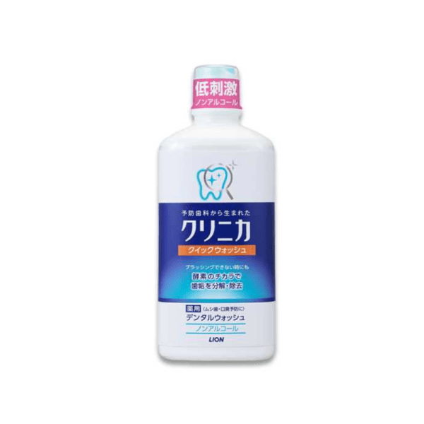 LION Clinica Quick Wash Alcohol-free Mouthwash 450 mL