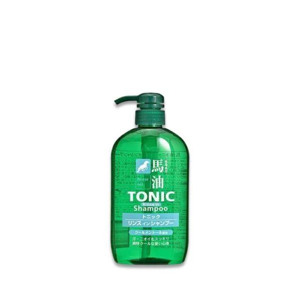 KUMANOYUSHI Horse Oil Tonic Rinse-in Shampoo 600ml