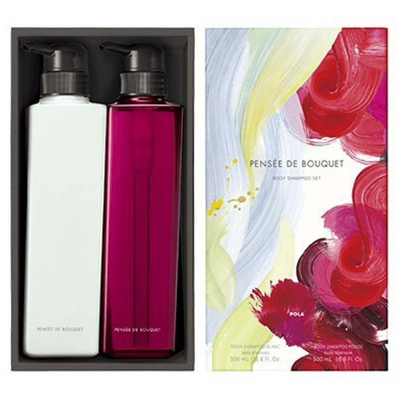 POLA Pensee De Bouquet Body Shampoo Set 500mlx2pcs - Image 3