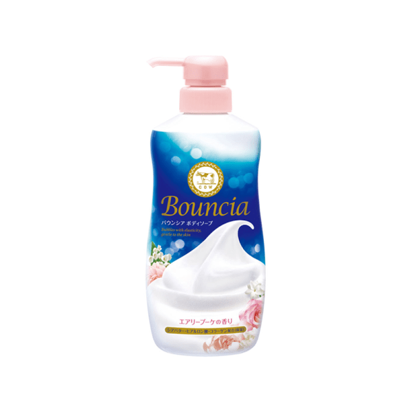 COW BRAND Bouncia Body Soap Airy Bouquet Scent 480 ml