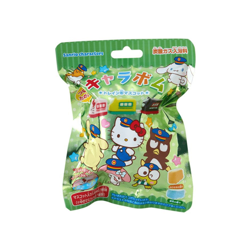 Sanrio Train Series Bath Ball 7 Random