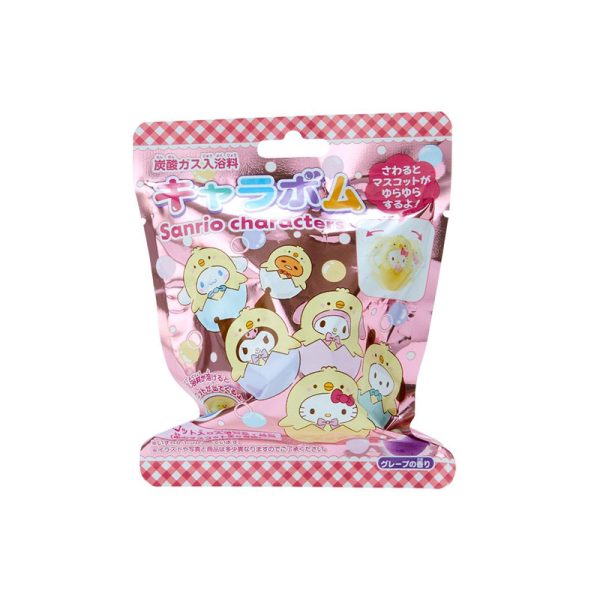 SANRIO Grape Bath Bomb with Chick Figurine Random Character