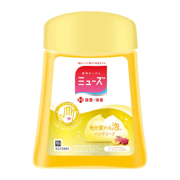 EARTH  Corporation Automatic Foaming Sensor Hand Soap Refill Peach & Rose Scent 250ml