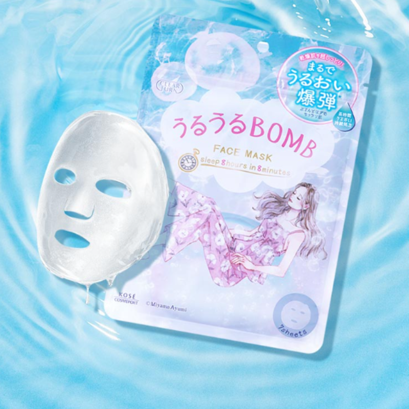 KOSE Clear Turn Ururu BOMB Moisturizing 7 sheets - Image 2