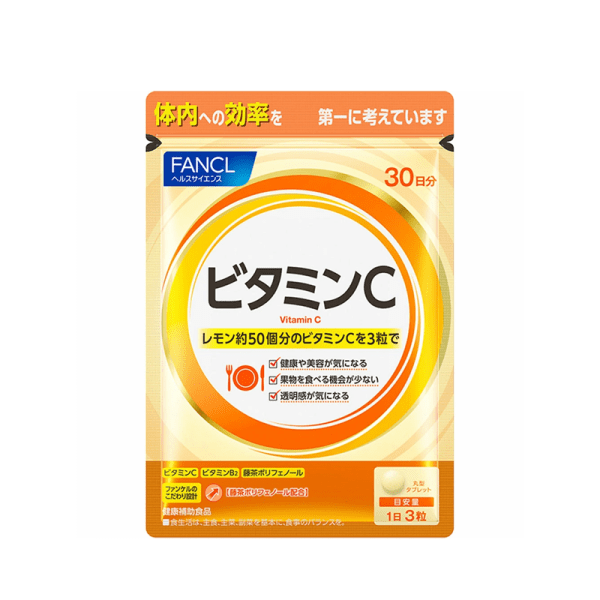 FANCL Natural Fruit Vitamin C 90 Capsules for 30 Days