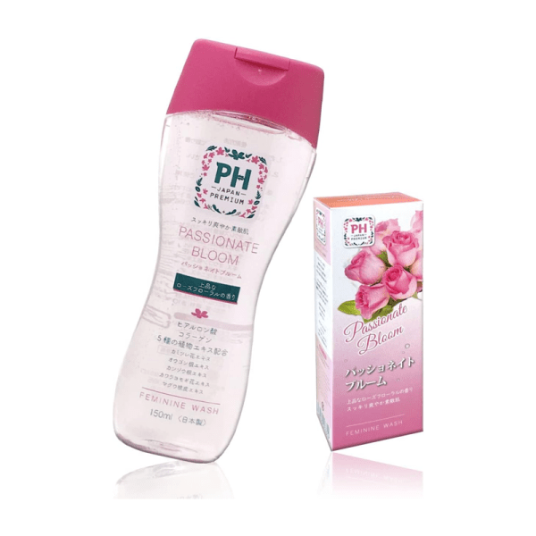 PH JAPAN weak acid female private parts cleaning care solution elegant rose fragrance 150ml