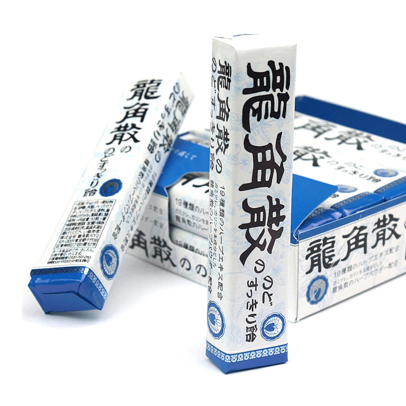 RYUKAKUSAN Herbal Throat Candy Stick Pack Mint 42g - Slika 2
