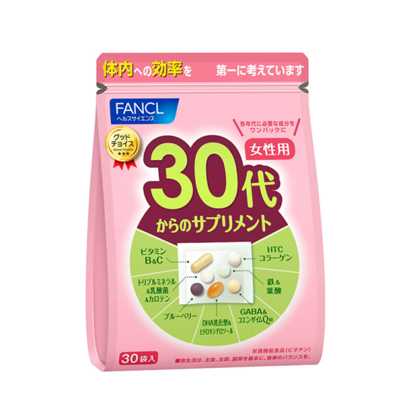 FANCL Comprehensive Nutrition Supplement for Women (30s+) 30 pcs