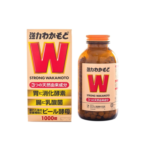 WAKAMOTO Gastrointestinal Tablets Lactobacillus 1000 Capsules