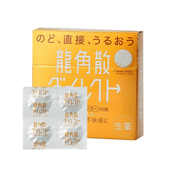 RYUKAKUSAN Direct Mango-Flavored Lozenges 20 pcs