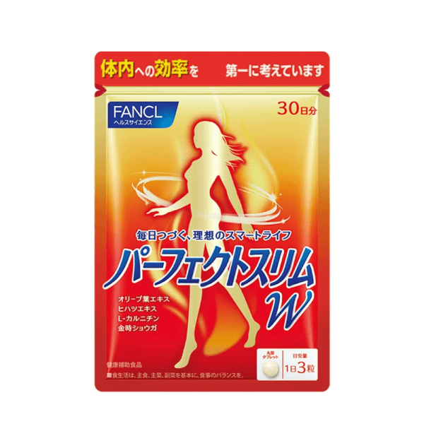 FANCL Perfect Slim W Weight Loss Supplement 90 Tablets 30 Day