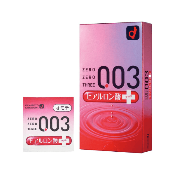 OKAMOTO 003 Hyaluronic Acid Natural Condoms 10pcs