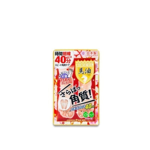 MYM Ashiura Ran Run Horse Oil Express Foot Peeling Mask 1 pc 140g
