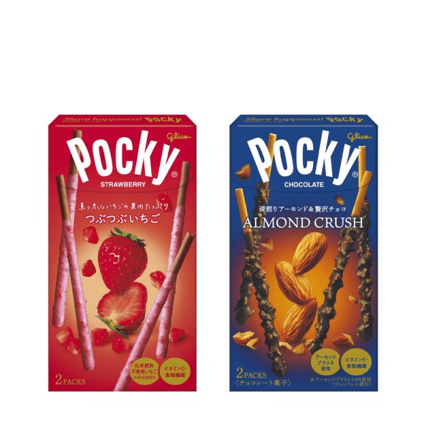 Glico Pocky (Strawberry/Almond Crush)
