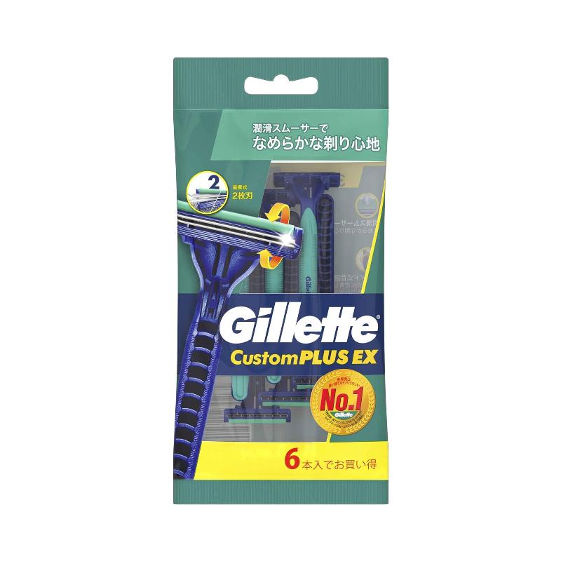 Gillette Custom Plus Ex 6 pcs 49g