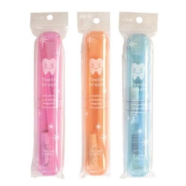 ANNECY Portable Toothbrush & Toothpaste 3 Colors 1 Set 36g