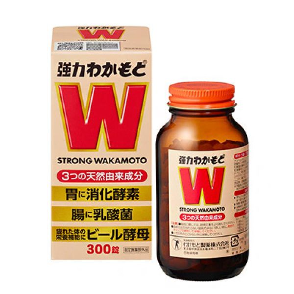 WAKAMOTO Gastrointestinal Tablets Lactobacillus 300 Capsules