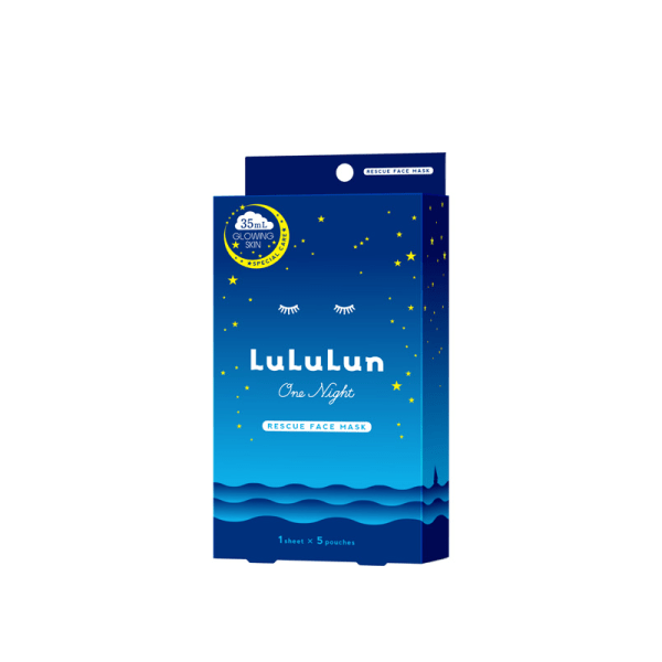 LuLuLun Face Mask One Night Rescue Face Mask 5 pcs