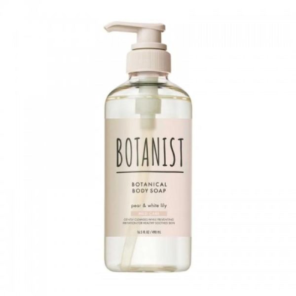 BOTANIST plant mild care shower gel 490ml Pear & White Lily fragrance