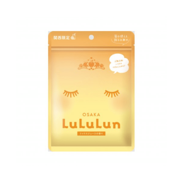 Lururun Osaka Kansai limited mask 7 pieces mixed juice scent
