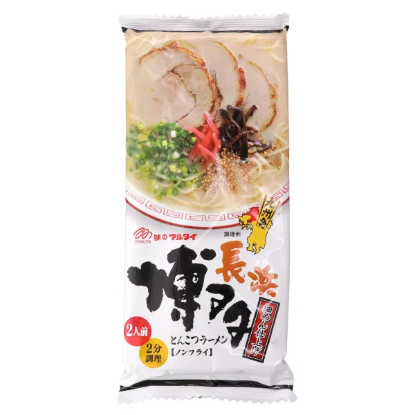 Marutai Kyushu Nagasaki Kagoshima Hakata Tonkotsu Ramen 1 Box (2 Servings)
