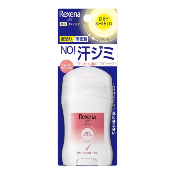 Rexena Antiperspirant Stone Underarm Dryness & Odor Control with Fruity Floral Fragrance 20g