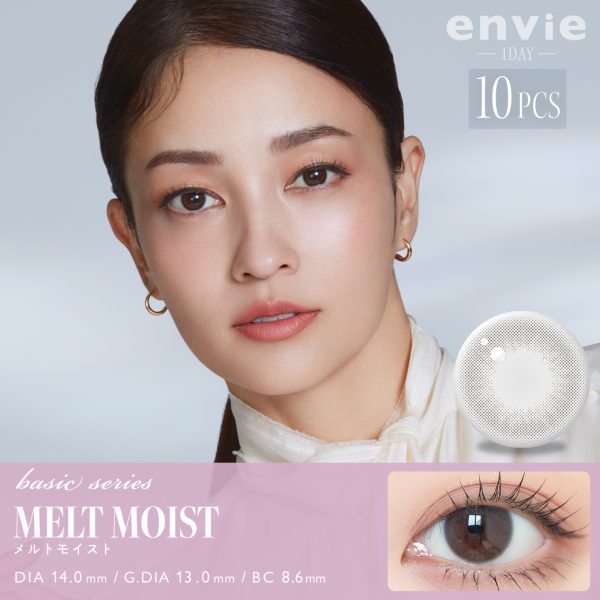 envie 1Day Melt Moist DIA|14.0mm 10pcs Color Contact Lenses