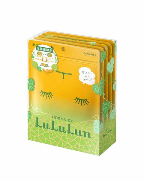 Lululun Face Mask Melon 5 Sheets Hokkaido limited