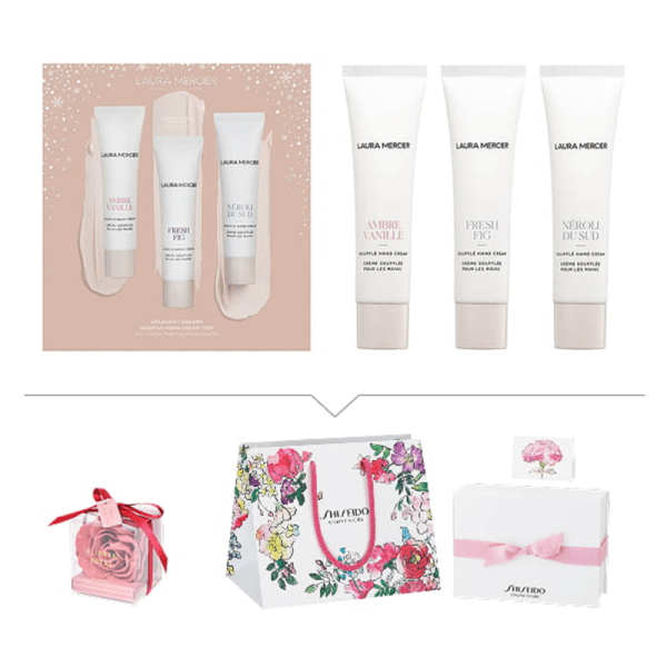 SHISEIDO Laura Mercier Decadant Dreams souffle hand cream trio 491g