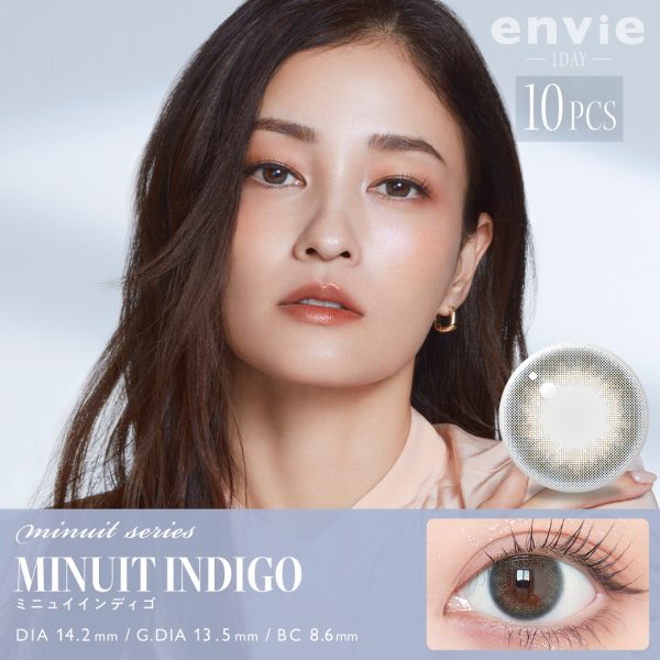 envie 1Day Minuit Indigo DIA|14.2mm 10pcs Color Contact Lenses