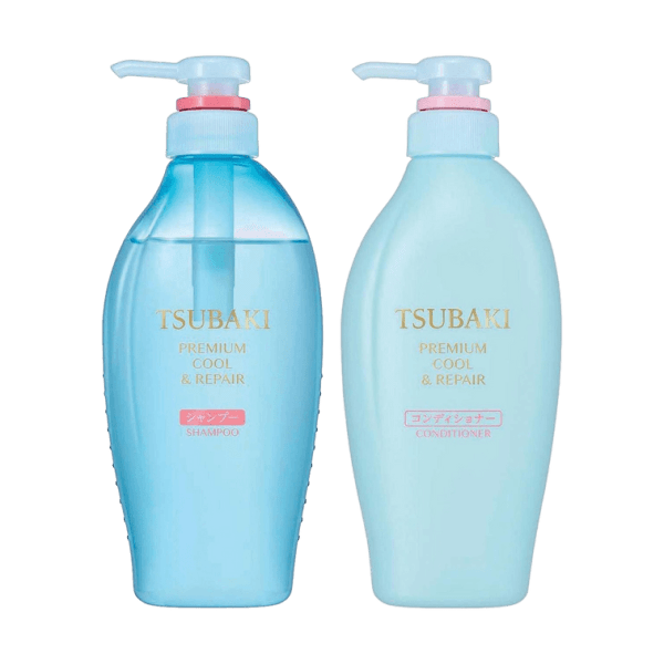 TSUBAKI Premium Cool Care Repair Shampoo & Conditioner Set 450ml × 2