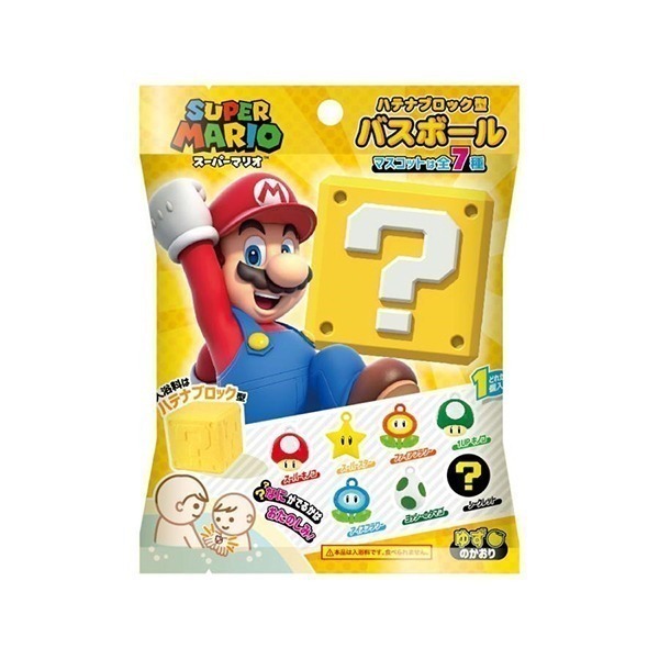 nintendo Super Mario question mark bath ball blind bag with one random charm