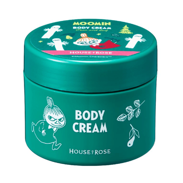 HOUSE OF ROSE oh baby Moomin Body Cream PF Pear and Forest Leaf Scent 95g