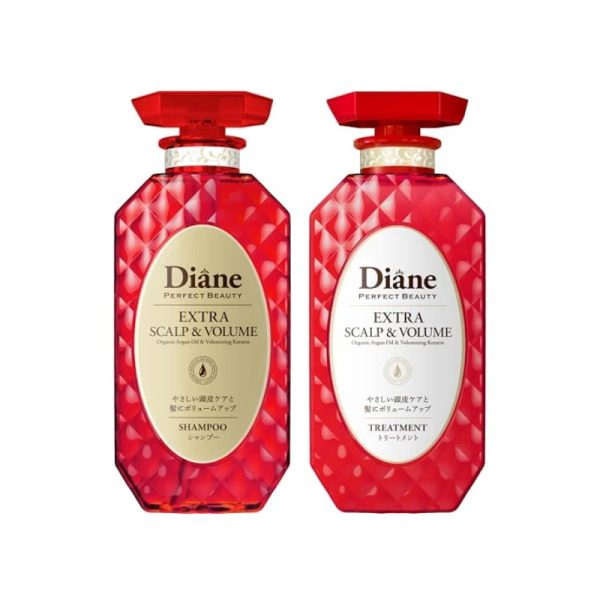 Moist Diane Volume Shampoo & Conditioner Set 450ml × 2 Bottles Total 900ml