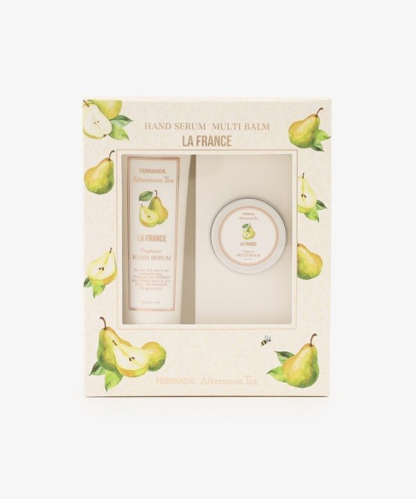 Afternoon Tea Pear Fragrance Hand Cream & Multi Purpose Moisturizing Cream Set