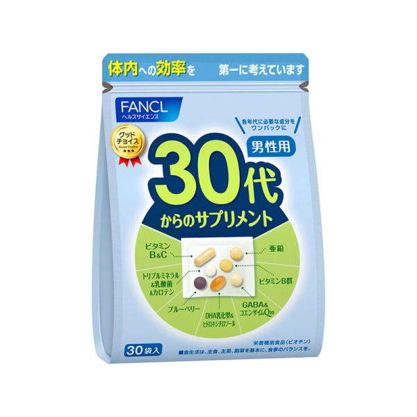 FANCL Multivitamin Supplement for Men (30s+) 30 pcs