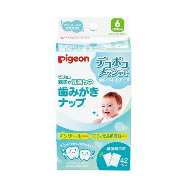 PIGEON Baby Teeth Wipes 42 pcs
