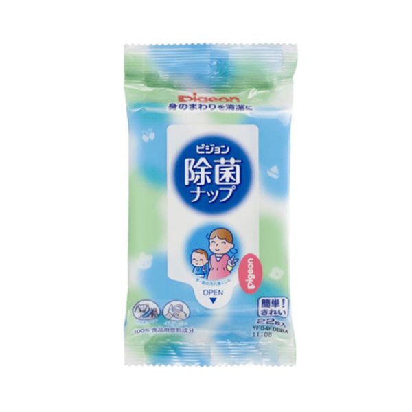 PIGEON Antibacterial Wipes 22 pcs