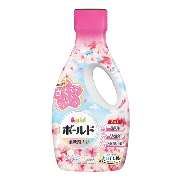 P&G 2026 Limited Edition Laundry Detergent Gel Cherry Blossom Scent 610g